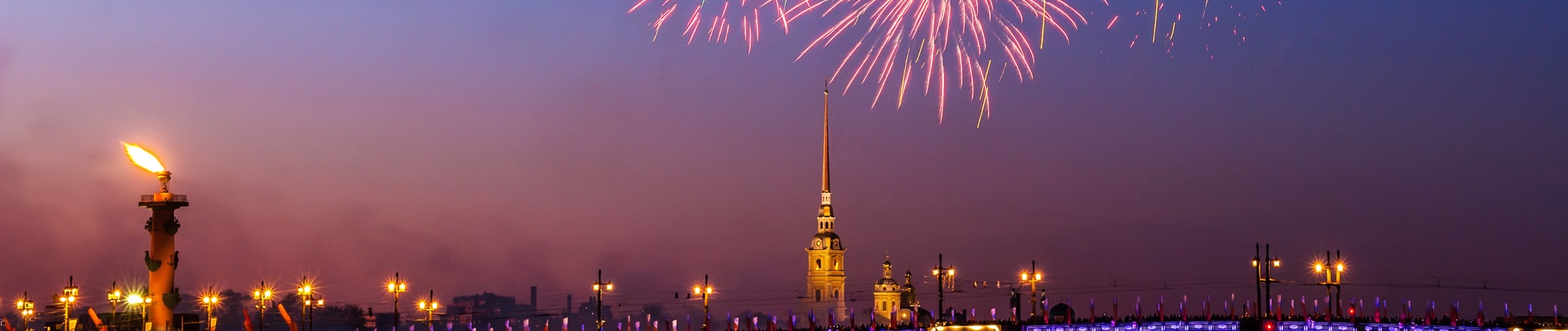 Салют 9 мая на теплоходе по Неве 2025